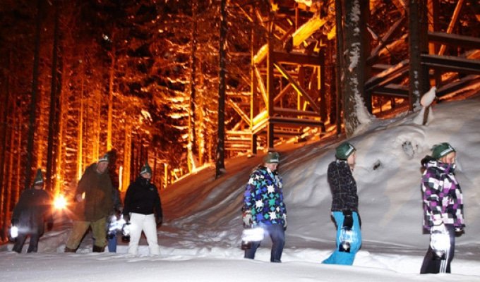 saalbach hinterglemm winter schneeschuhwandern 1