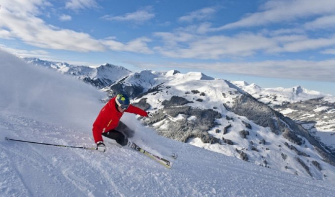 saalbach hinterglemm winter ski fahren 14