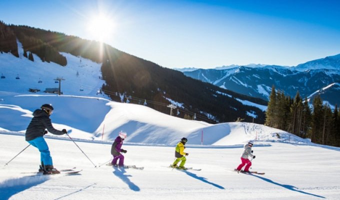 saalbach hinterglemm winter ski fahren 23