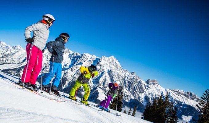 saalbach hinterglemm winter ski fahren 24