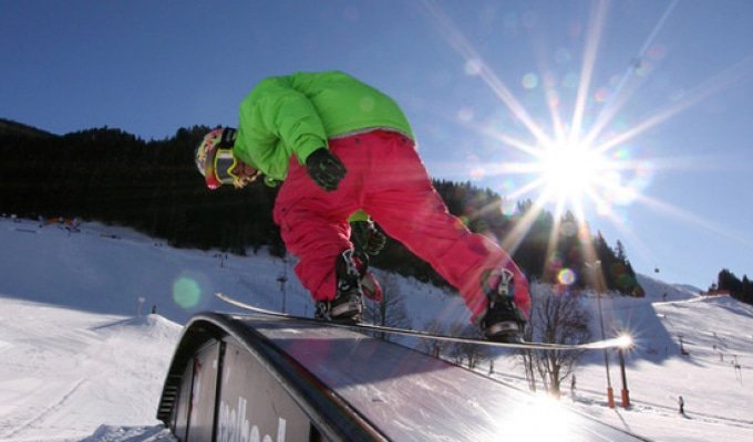 saalbach hinterglemm winter snowboarden 1