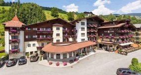 saalbach hinterglemm hotel sonne aussen sommer