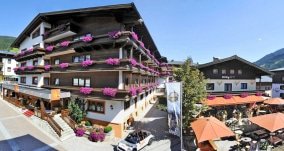 saalbach hinterglemm hotels eva village sommer aussen