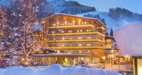 saalbach hinterglemm hotel glemmtalerhof aussen winter