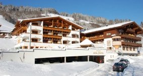 saalbach hinterglemm hotel marten winter aussen